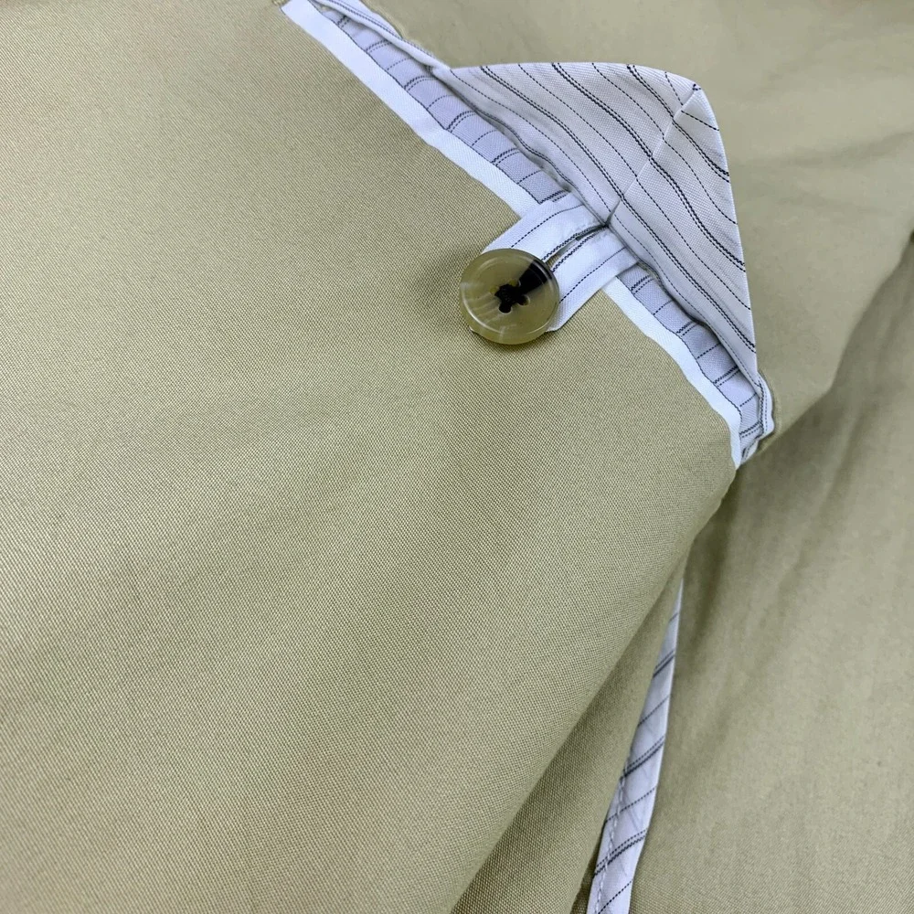 Banana Republic Slim Fit Blazer Sport Coat Suit Jacket 36R Tan 2 Button‎ Cotton